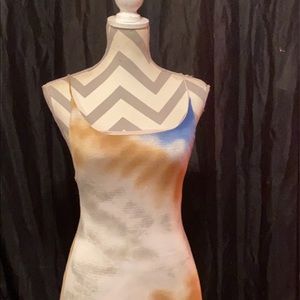 tie dye fashion dress
